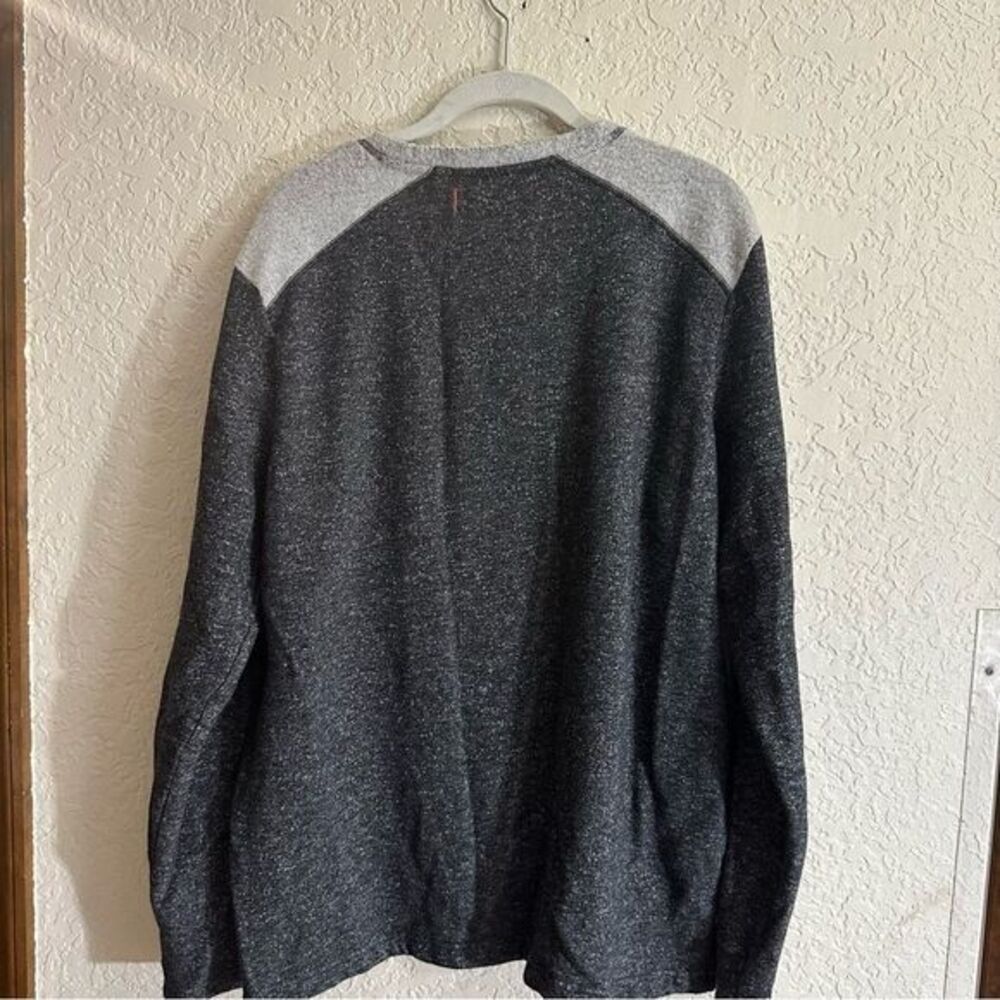 Tommy Bahama Pullover Mens L Gray Raglan Marled Long Sleeve Sweatshirt Crew Neck - Picture 5 of 12